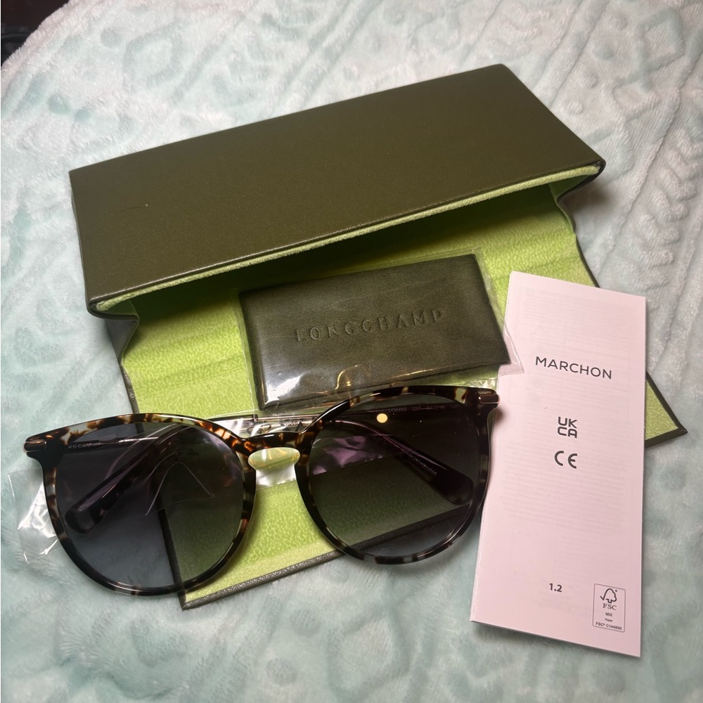Longchamp Tortoise Shell Sunglasses